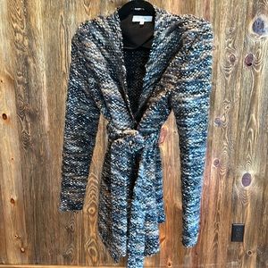 IRO size 36 boucle belted jacket